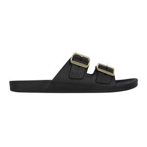 Biba Womens/Ladies Double Buckle Flat Sliders / Black
